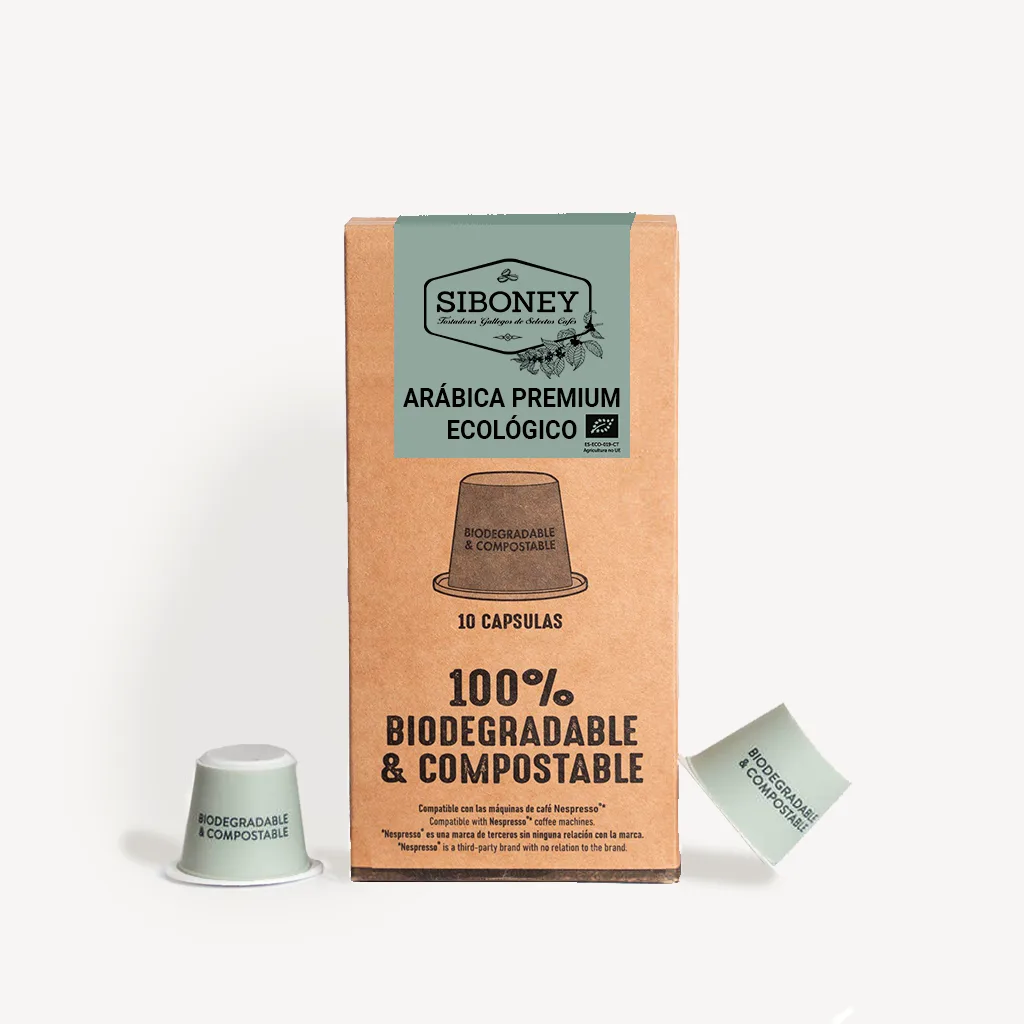 ARÁBICA PREMIUM ECOLÓGICO Cápsulas Biodegradables - Siboney Cafés