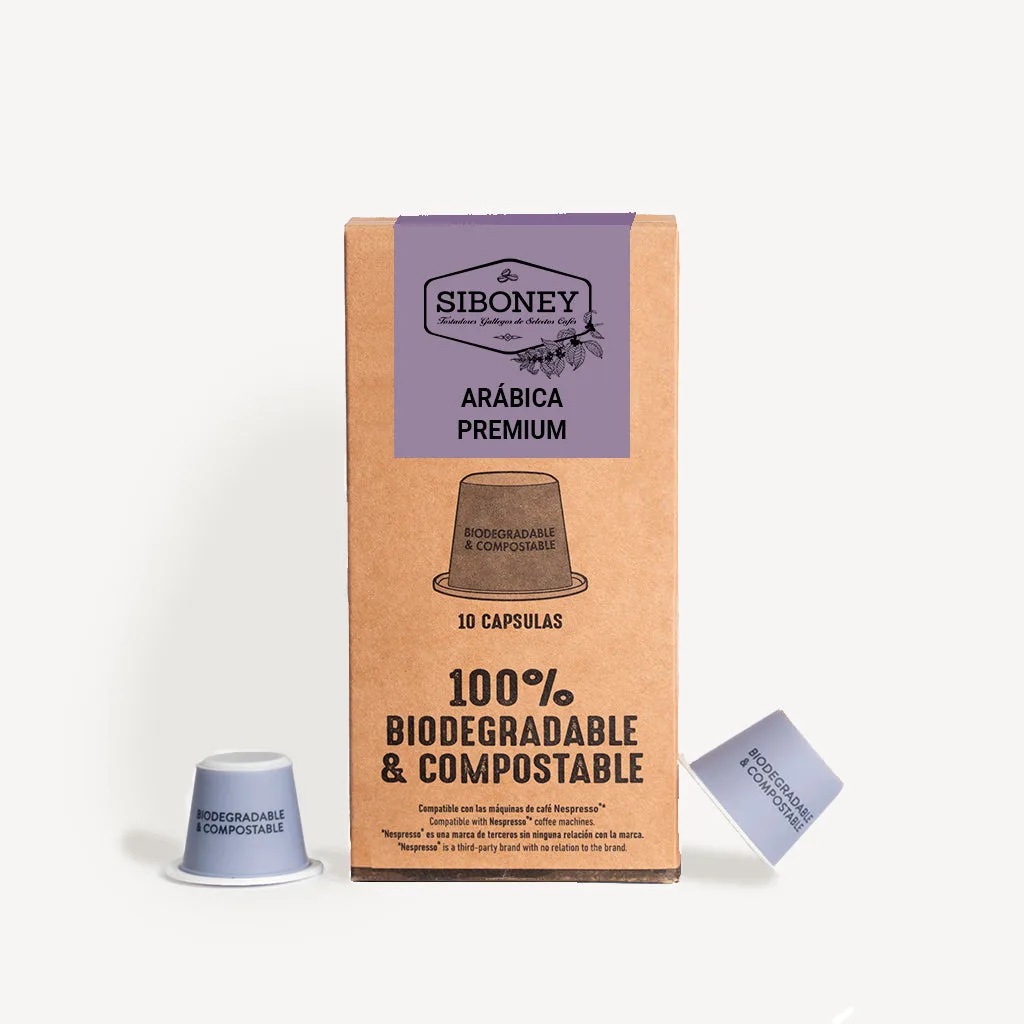 ARÁBICA PREMIUM Cápsulas Biodegradables - Siboney Cafés